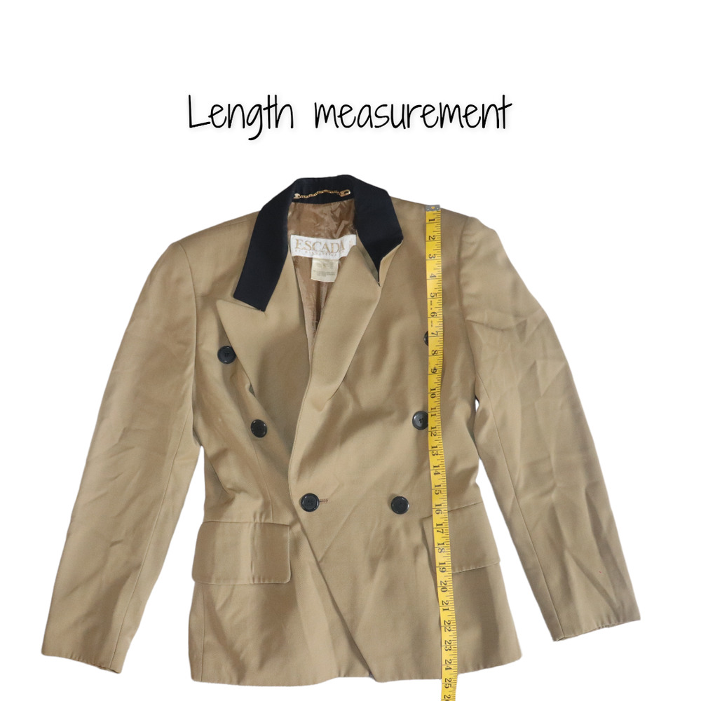 Escada by Margaretha Ley Vintage Blazer Size 34 - Picture 8 of 12